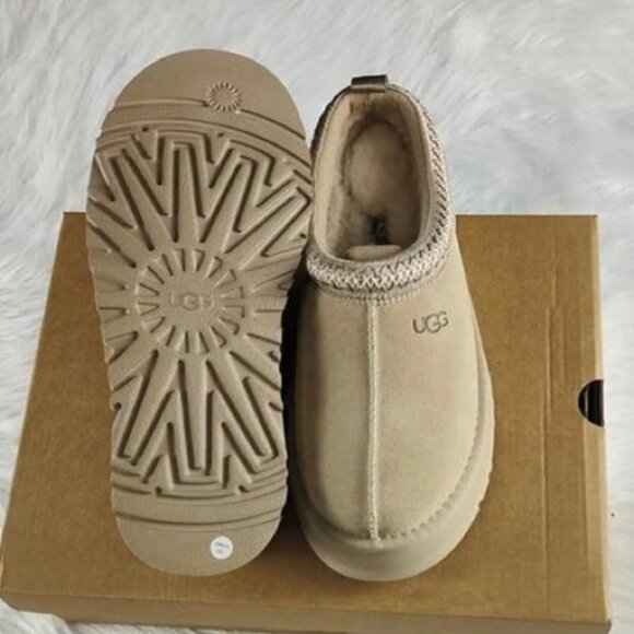 Ugg Tazz Tasman Platform Slippers Mustard Seed - Picture 5 of 5